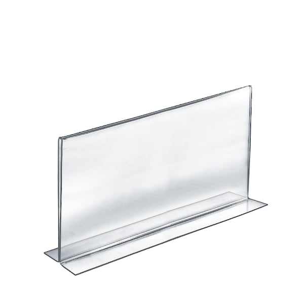 14"W x 8.5"H Double-Foot Two Sided Sign Holder, PK10